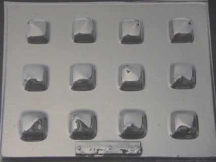 1200 Square Fillable Chocolate Candy Mold